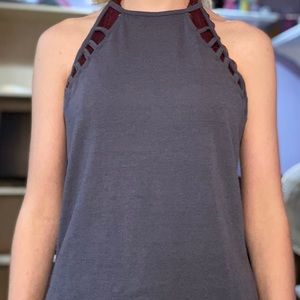 🦋Poof Blue High Neck Tank Top🦋 Super Cute!